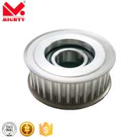 Chinese Brand Mighty Aluminum Alloy Mxl XL L H Xh Xxh T2.5 T5 T10 T20 At5 At10 At20 Timing Belt Pulleys with Flange